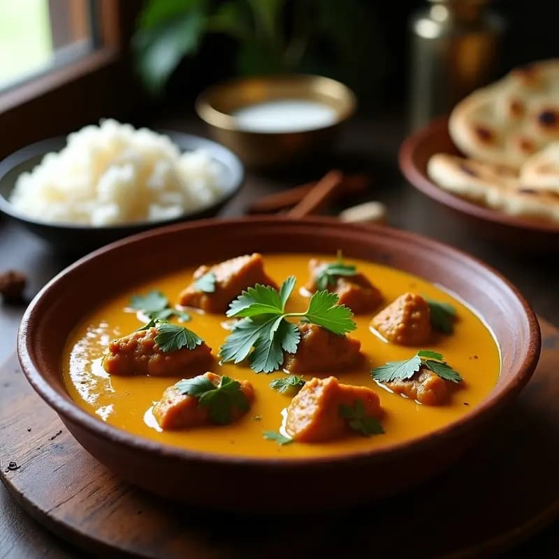 Korma de Cordero con Yogur y Especias: Estofado Indio Cremoso y Aromático