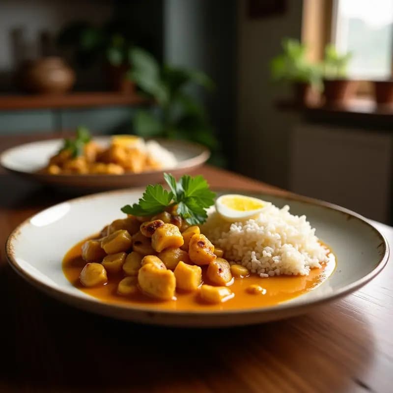 Korma de Pollo y Anacardos: Receta Pakistaní Cremosa con Especias Suaves