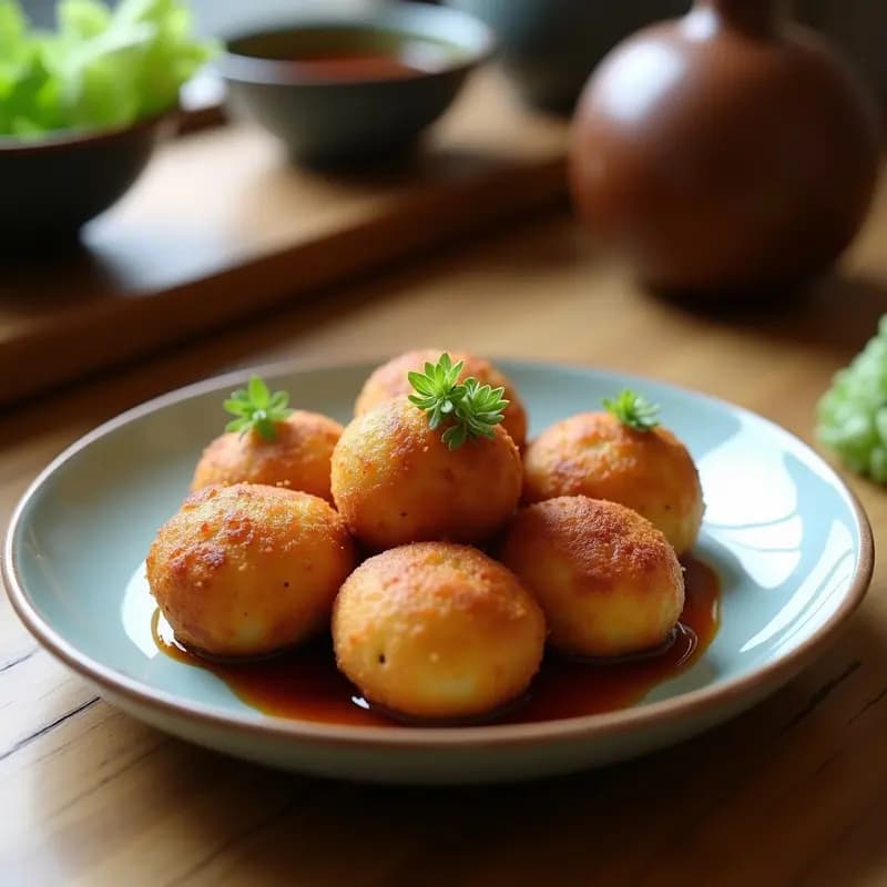 Korokke de Patata y Carne Picada: Croquetas Japonesas Crujientes en Airfryer
