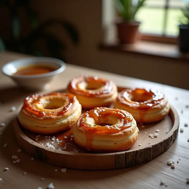 Kouign-Amann con Harina de Almendra y Caramelo Salado: Postre Bretón Keto