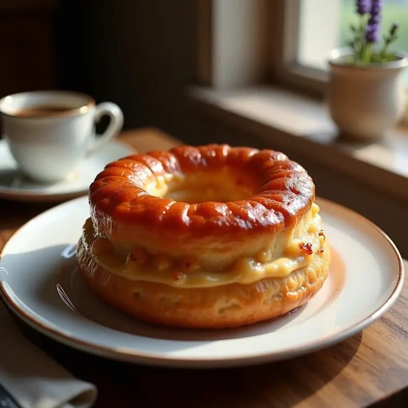 Kouign-Amann Bretón: Pastel de Mantequilla y Azúcar Caramelizado en Capas Crujientes