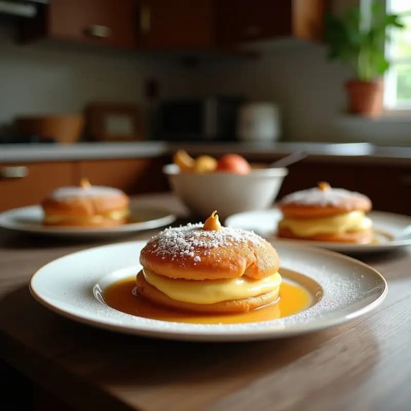 Krapfen de Ciruela y Amaretto: Buñuelos Austríacos de Invierno