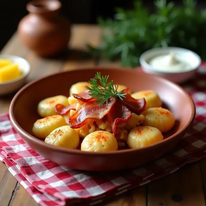 Krpice sa Zeljem Croata: Ñoquis de Pan con Col y Bacon Ahumado en 20 Minutos