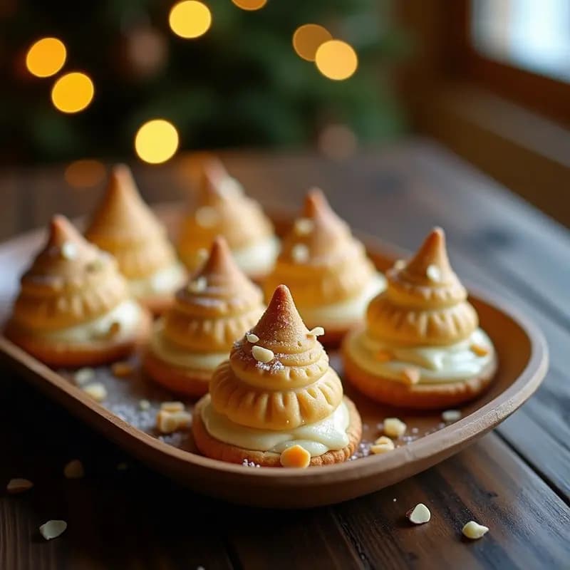 Krumkake Noruego con Crema de Cardamomo: Galletas Crujientes para Navidades Internacionales