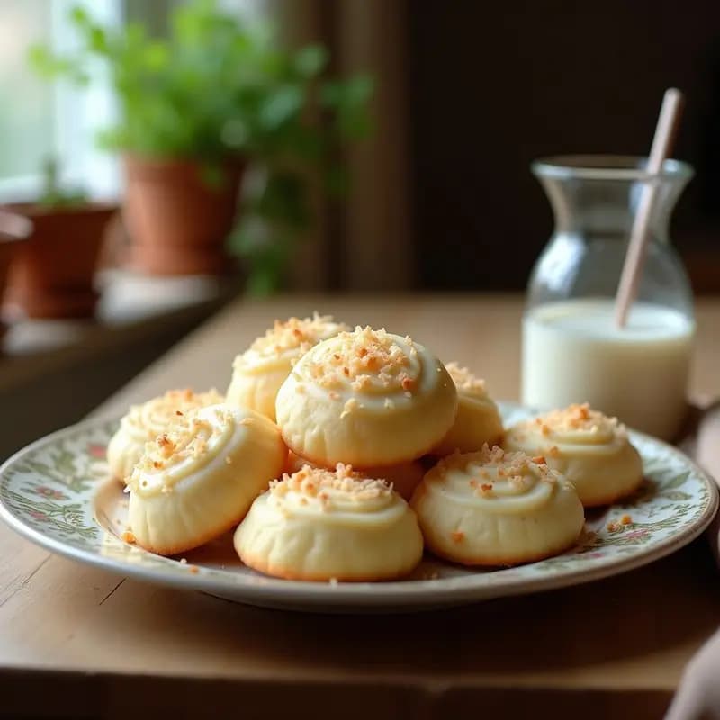 Kue Bangkit Indonecio: Galletas de Coco y Harina de Arroz para el Año Nuevo Chino