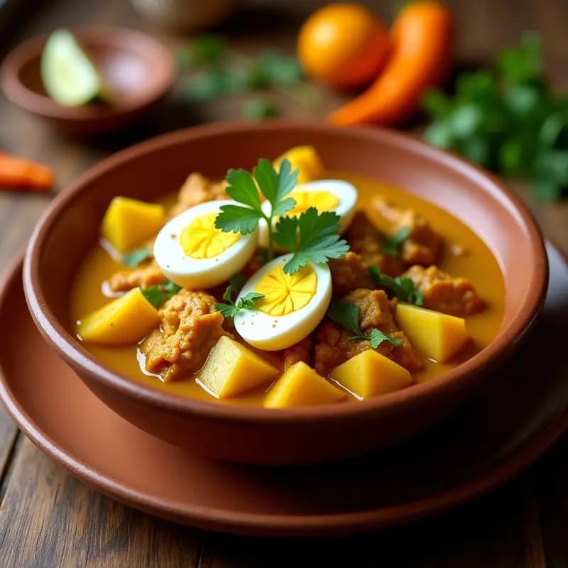 Kuelebre de Pollo y Papas con Aji Amarillo: Receta Peruana en Olla a Presión