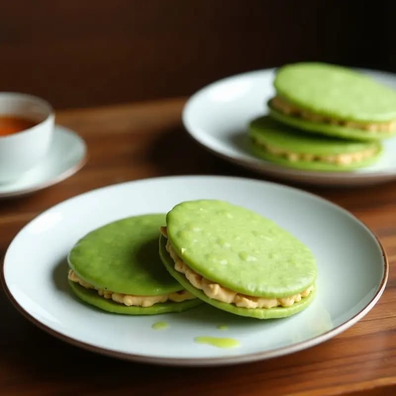 Kuih Dadar: Panqueques Verdes Malasios con Relleno de coco Dulce