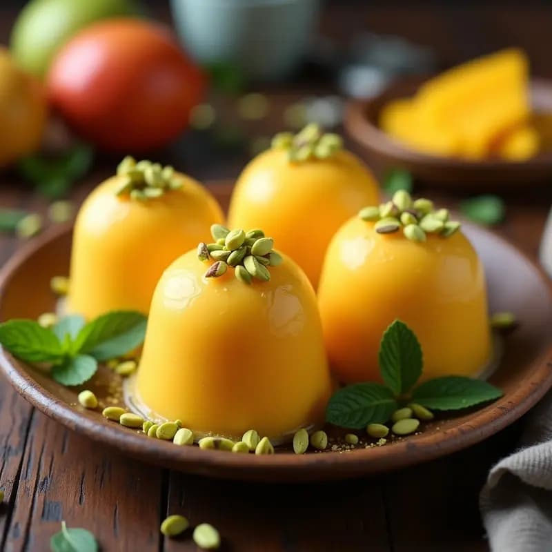Kulfi de Mango y Cardamomo: Postre Indio Cremoso Sin Heladera y Sin Azúcar Añadido