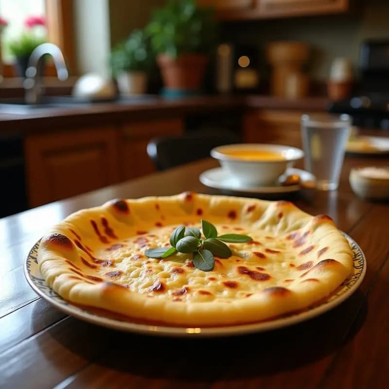 Lachha Paratha: Pan Indio en Capas con Ghee o Aceite: Receta Sin Gluten en Sartén