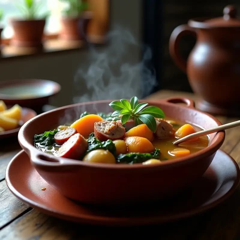 Lacón con Grelos y Patatas: Cocido Gallego Auténtico en Olla Rápida
