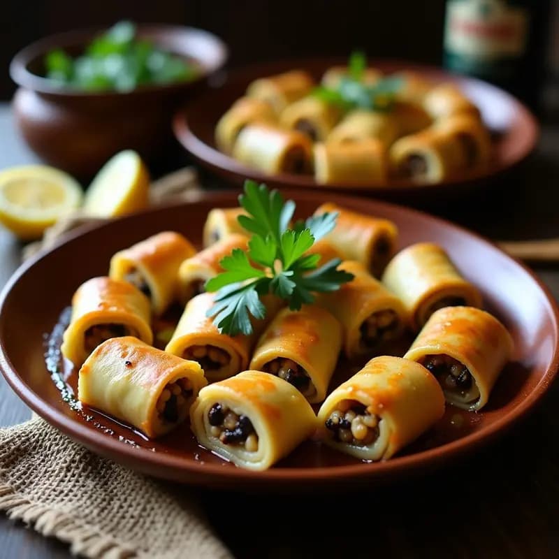 Lahana Sarması Turca de Hojas de Col Rellena de Arroz y Zante: Rollitos de Invierno en Olla