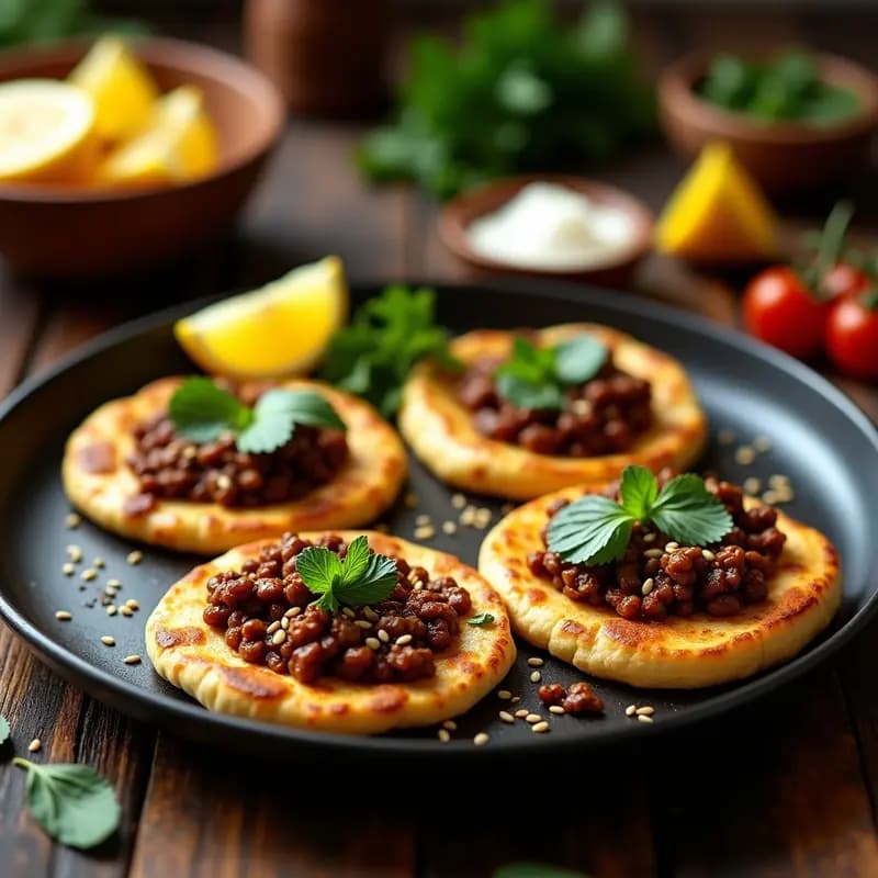 Lahmacun de Lentejas y Berenjena: Receta Turca Vegana en Horno Crujiente