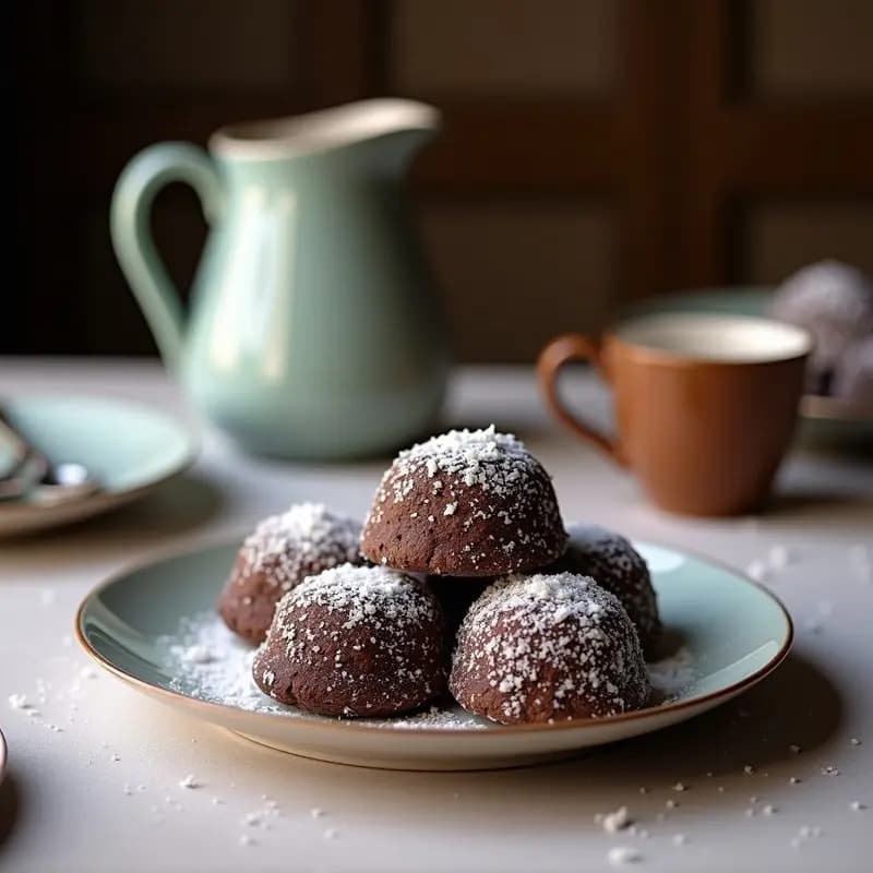 Lamingtons Australianos con Chocolate y Coco Rallado: Postre Sin Horno