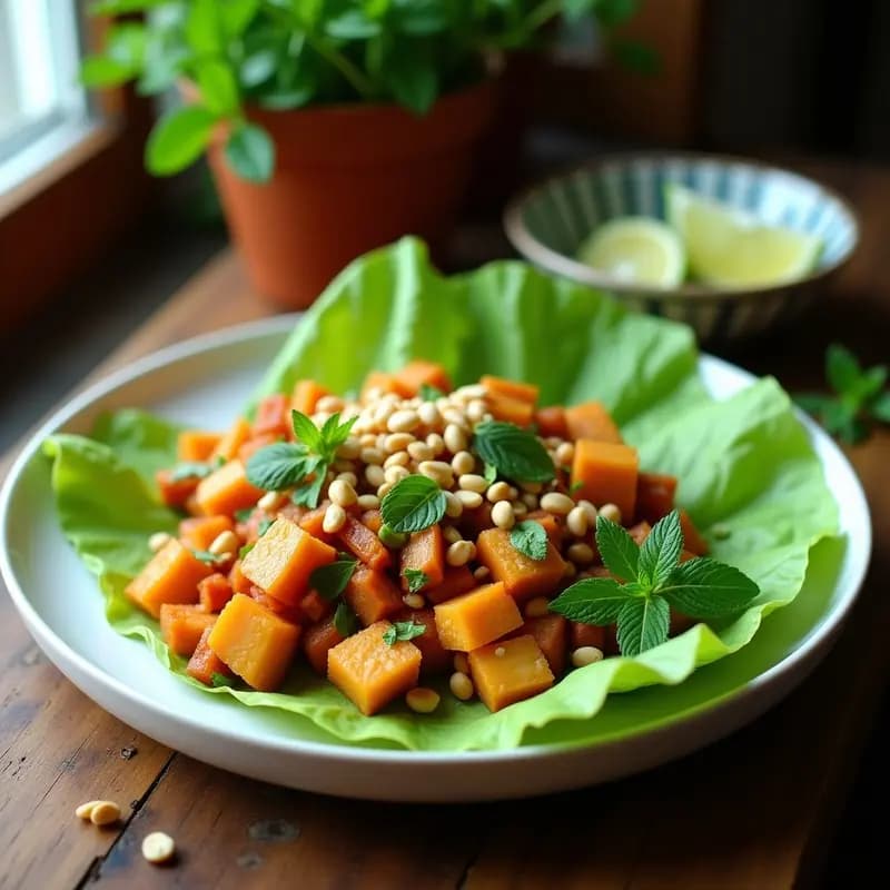 Larb Gai de Jackfruit: Receta Tailandesa Vegana con Toque Picante