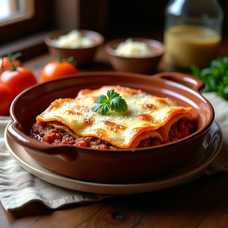 Lasagna de Berenjena y Carne Picada: Receta en Olla Lenta Sin Pasta Tradicional