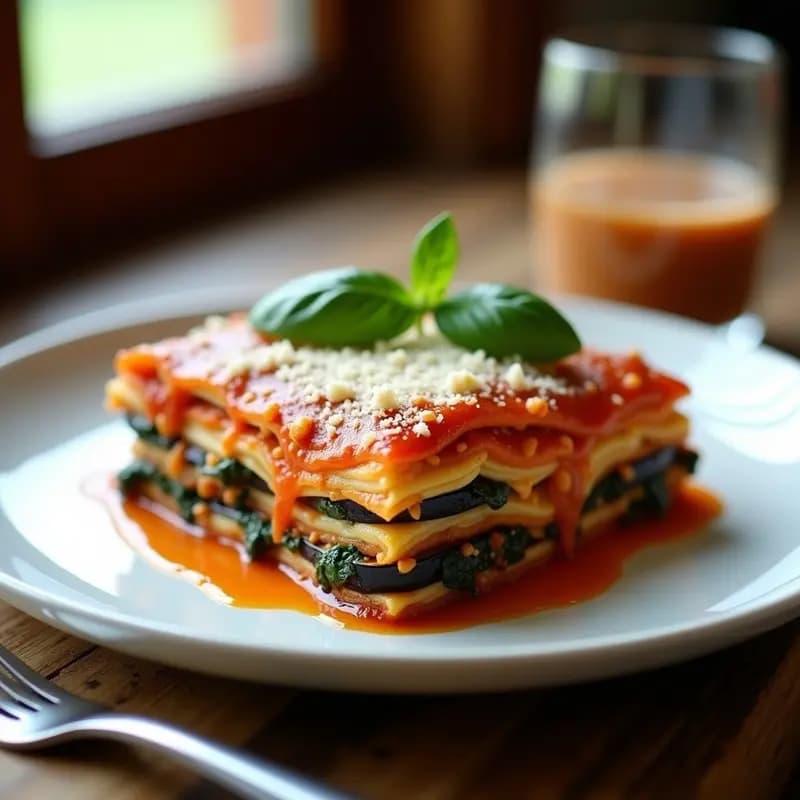 Lasagna de Berenjena y Queso Ricotta: Versión Sin Pasta y Alta en Proteína