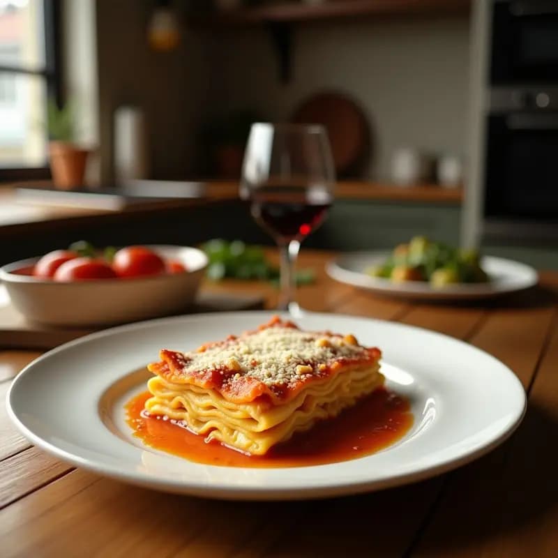 Lasagna de Calabacín y Berenjena con Queso de Cáscara de Anacardo: Receta Italiana Keto y Sin Lácteos