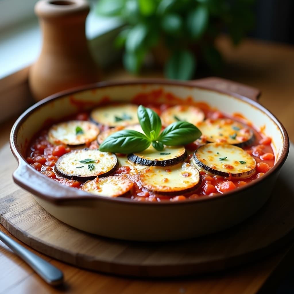Lasaña de Berenjena y Ricotta Sin Pasta: Receta Keto y Sin Gluten al Horno