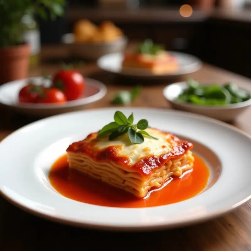 Lassagna de Berenjena y Lentejas Rojas: Receta Italiana Vegana y Semana Santa en Thermomix