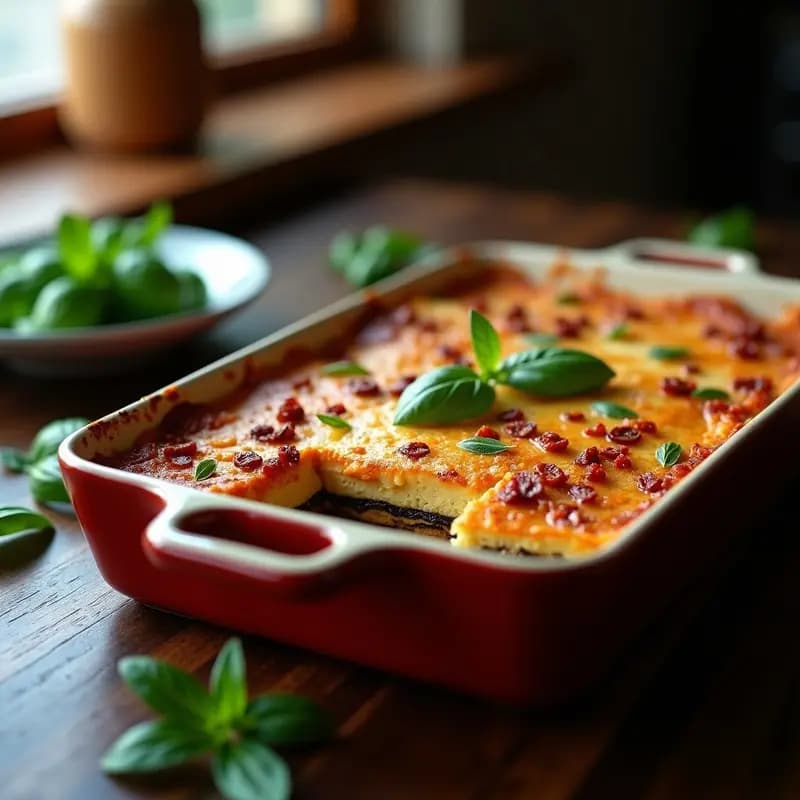 Lassagna de Berenjena y Tofu: Receta Italiana Vegana y Sin Gluten en Horno