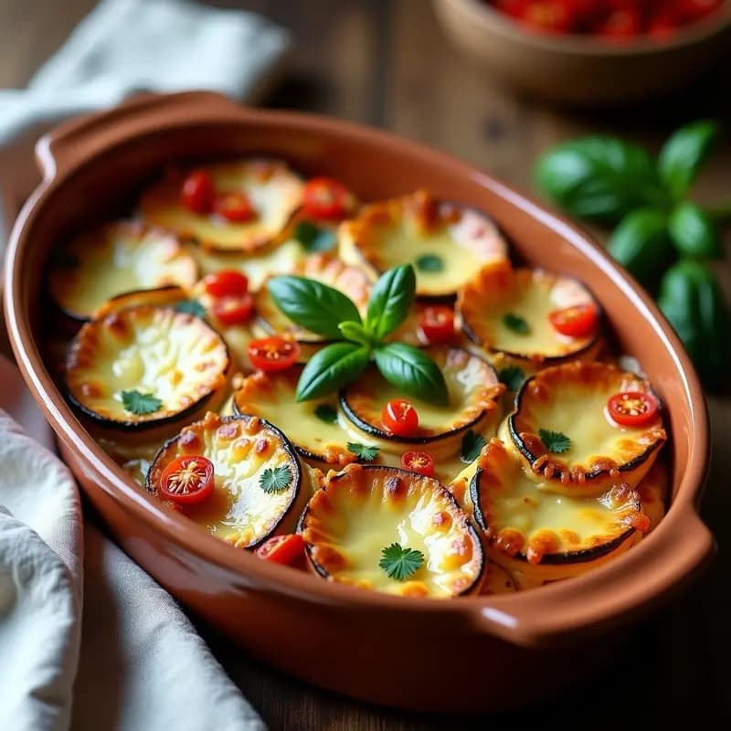 Lassagna de Calabacín y Hongos Portobello con Salsa de Anacardos: Versión Vegana Sin Pasta