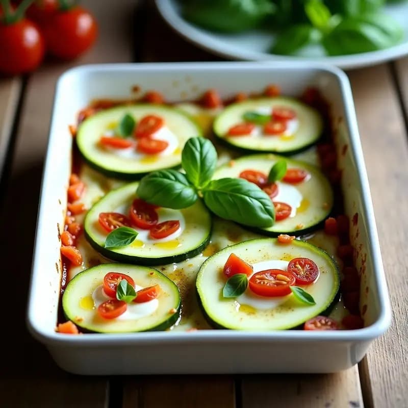 Lassagna de Calabacín y Ricotta de Anacardo: Receta Italiana Sin Lácteos y Sin Horno