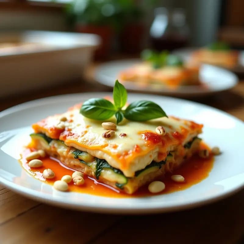 Lassagna de Calabacín y Ricotta: Receta Italiana Keto sin Pasta Tradicional