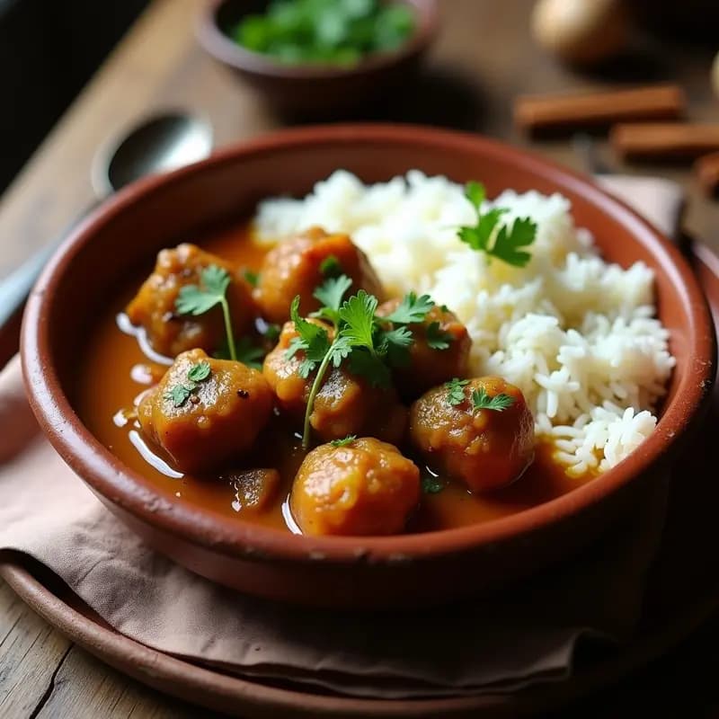 Lassan de Cordero Cachemira: Receta India en Olla Lenta con Especias Exóticas