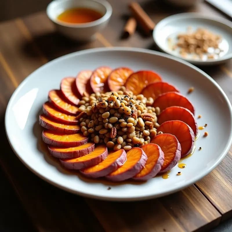 Lassan Goguma (Batata Coreana con Miel y Nueces): Postre Coreano Sin Azúcar en Airfryer