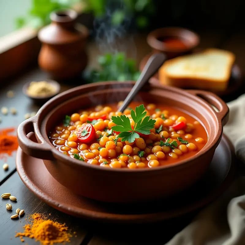 Lassan Goulash de Lentejas Rojas: Receta Húngara Vegana y Antiinflamatoria
