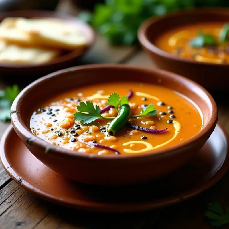 Lassan Ka Soup Indio con Lentejas Rojas y Jengibre: Receta Reconfortante y Alta en Hierro