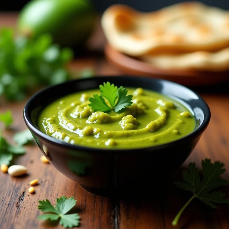 Lassan Ki Chutney con Mango Verde: Salsa India Picante y Desintoxicante en 5 Minutos