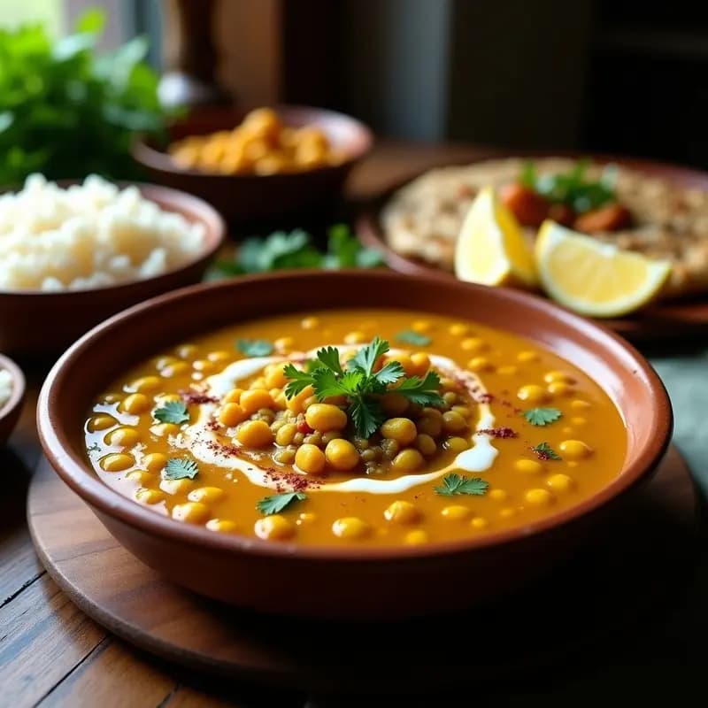 Lassan Ki Sabzi India con Lentejas Amarillas: Receta Vegana y Alta en Hierro en Olla Lenta