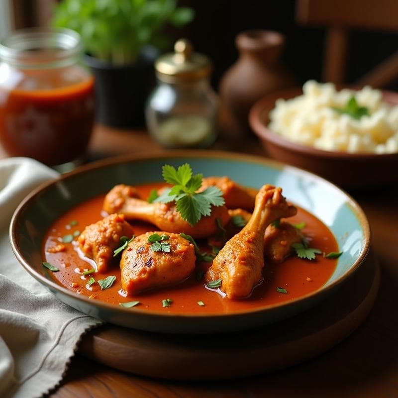 Lassan de Pollo al Estilo Cachemira: Receta India en Thermomix con Especias Aromáticas