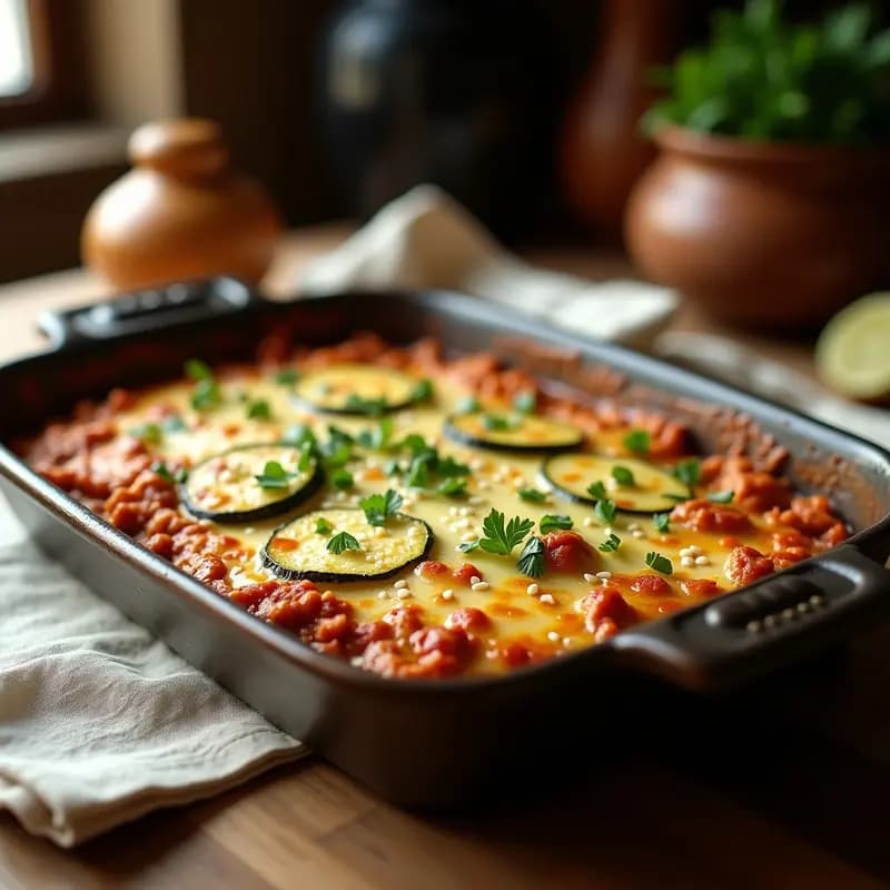 Lassanog de Calabacín y Carne Picada: Receta Judía Sin Pasta y Alta en Proteína
