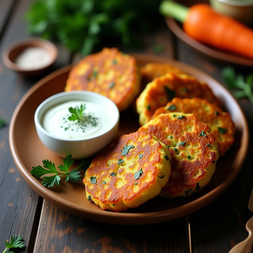Latkes de Calabacín y Zanahoria: Tortitas Judías Keto en Airfryer