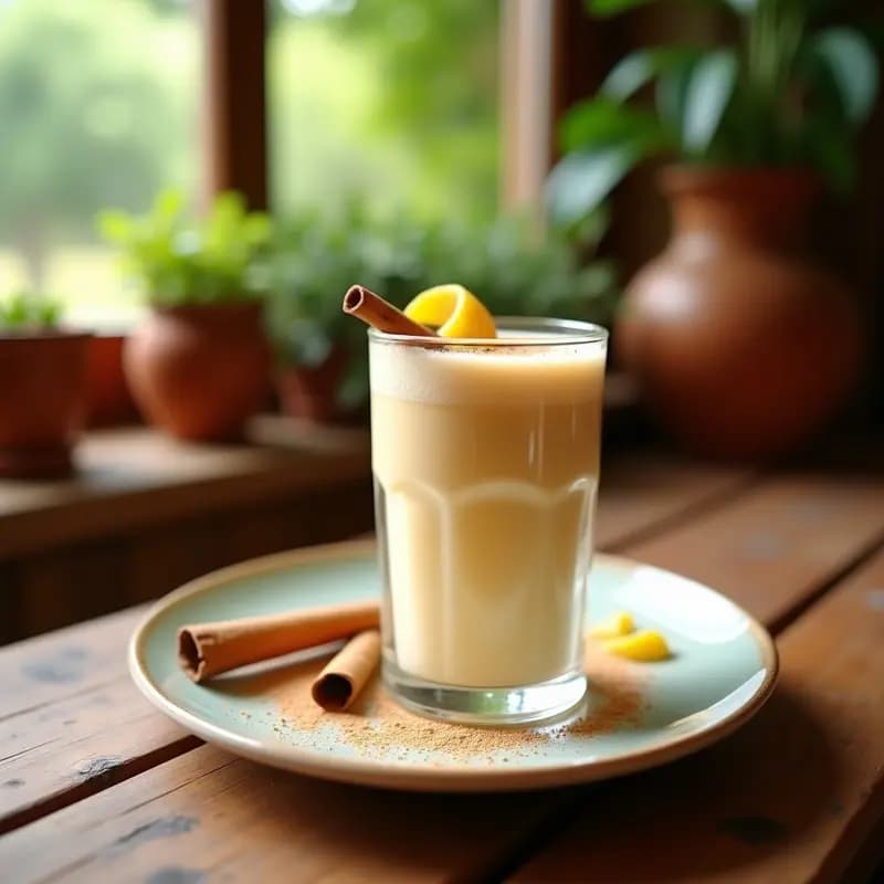 Leche Merengada con Canela: Bebida Refrescante de Verano de la Huerta Valenciana