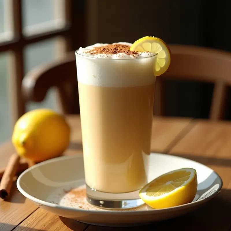 Leche Merengada con Canela y Corteza de Limón: Bebida Tradicional Española Fría