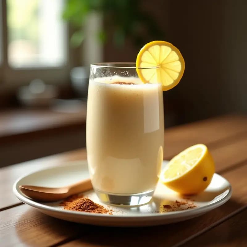 Leche merengada con canela y limón: Bebida refrescante de veranos españoles