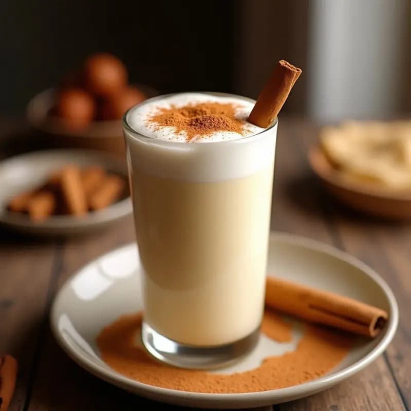 Leche Merengada con Canela y Vainilla sin Azúcar
