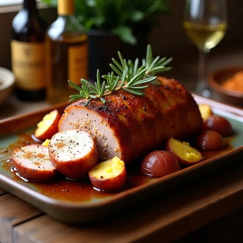 Lechona Asada al Horno: Receta de Cerro Muriano con Pimentón y Ajo