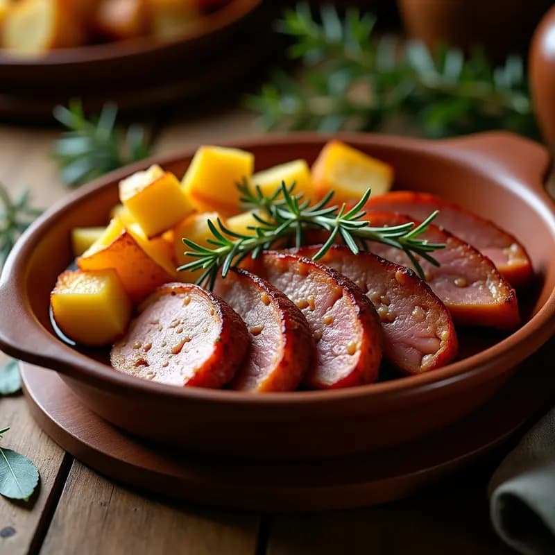 Lechona Asada con Patatas Panaderas: Receta de Matanza Extremeña