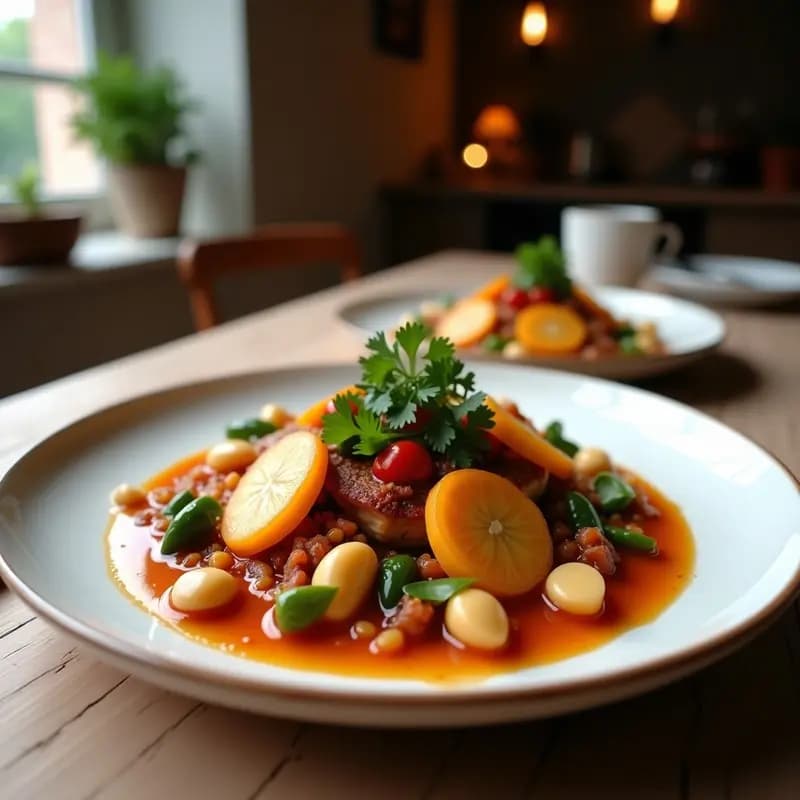 Lentejas Stew con Morcilla y Verduras: Receta de Cuchara con Toque Asturiano