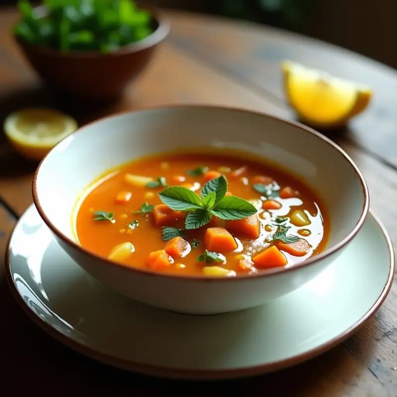 Lenten Soup con Lentejas Rojos y Limón: Receta Turca Detox en 20 Minutos