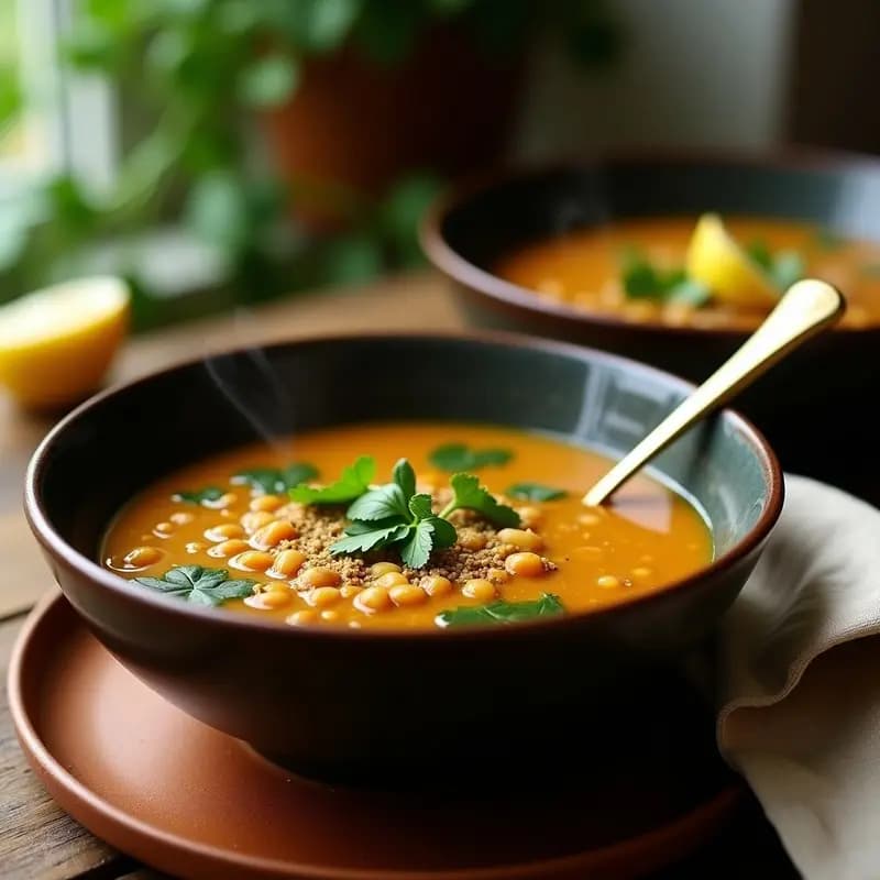 Lentil Soup con Comino y Limón: Sopa India Detox y Alta en Hierro