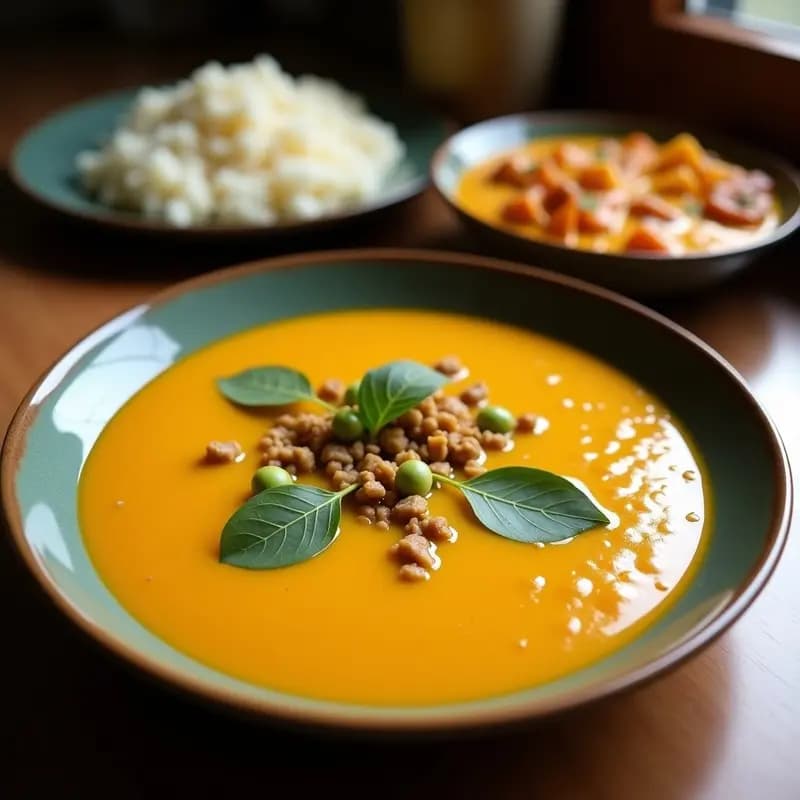 Lentil Soup con Curry y Espinacas: Receta India Vegana en Olla Rápida