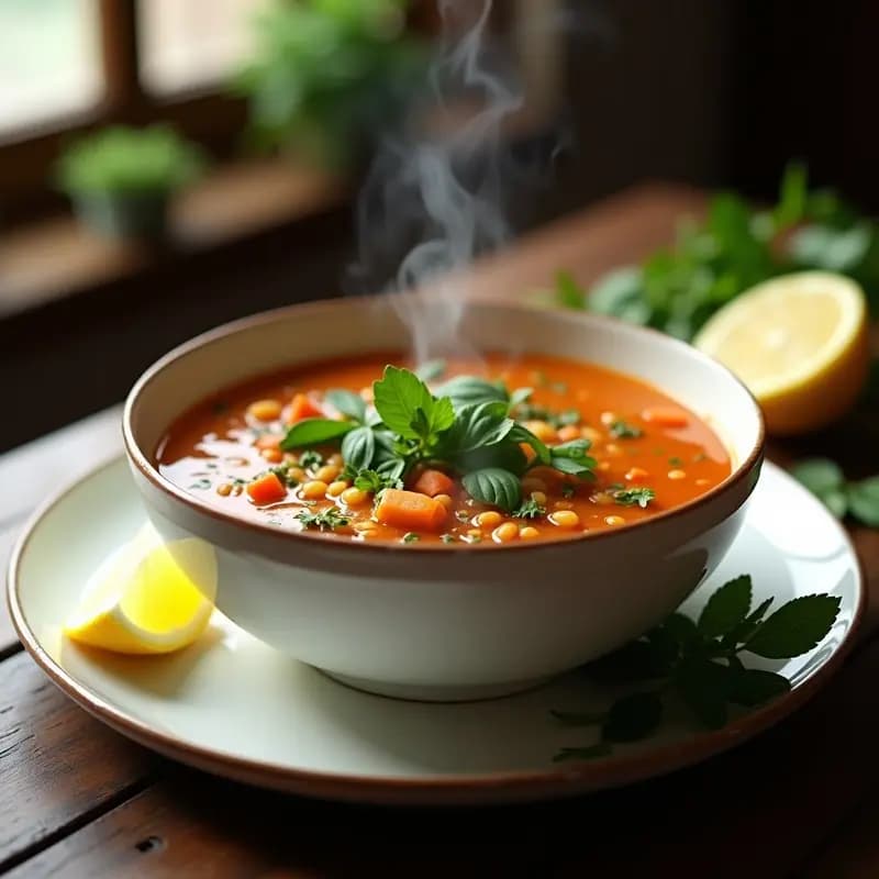 Lentil Soup con Espinacas y Limón: Sopa Inglesa Vegana y Depurativa