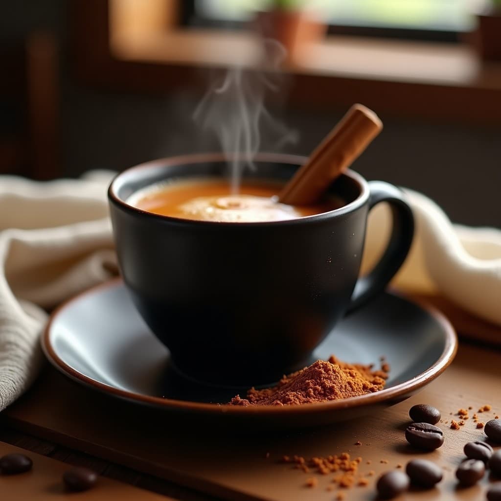 Licor de Café y Canela con Toque de Vainilla: Bebida Caliente Keto y Sin Azúcar