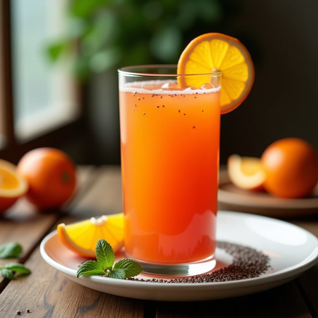 Licado de Tamarillo y Naranja con Semillas de Chía: Bebida Colombiana Rica en Vitamina C