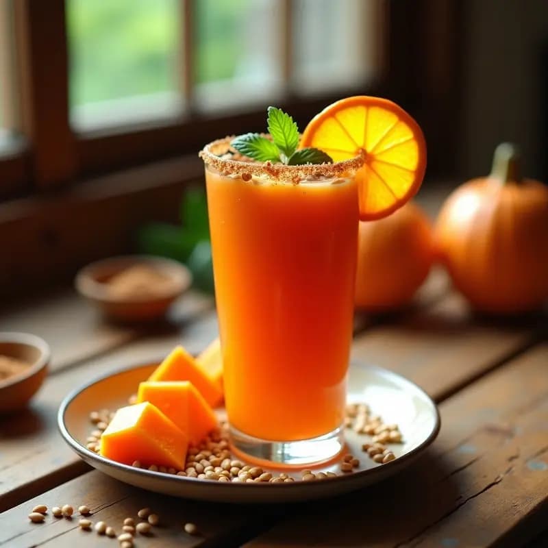 Licurado de Papaya y Semillas de Calabaza: Bebida Mexicana para la Digestión